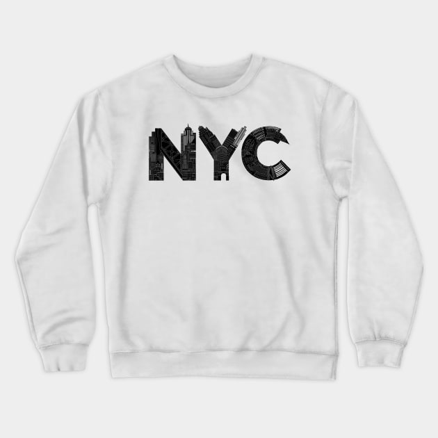 NYC Crewneck Sweatshirt by astronaut